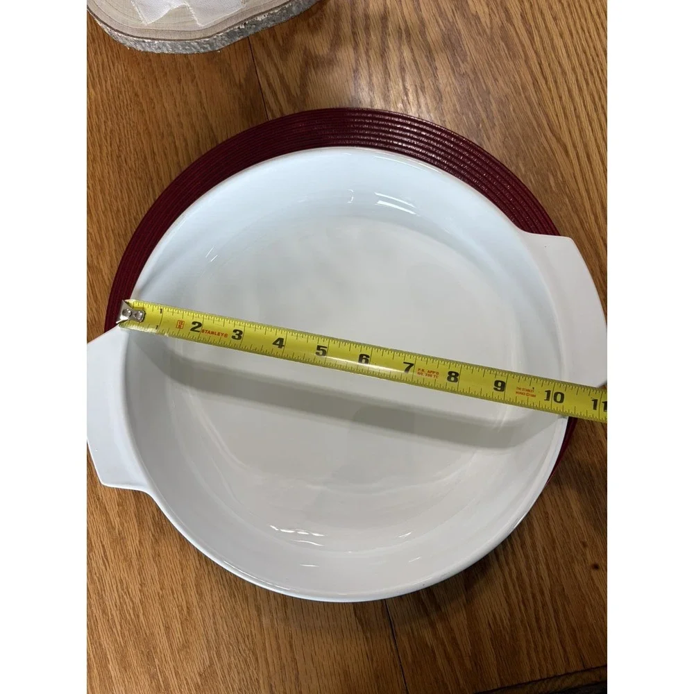 Vintage CorningWare MW-17-B Microwave Browning Casserole – Round – With Lid –USA